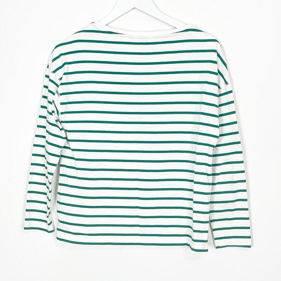 Joules Marina Print Dropped Shoulder Top - Picture 7 of 11